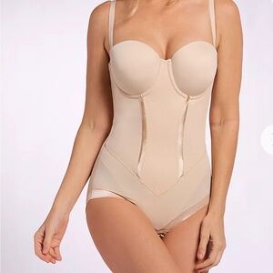 Strapless Shaping Bodysuit - Nude